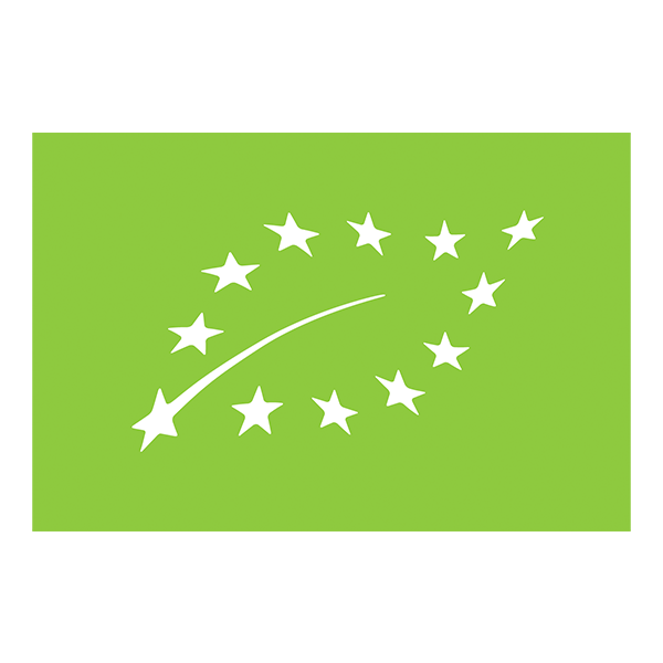 euro leaf organic agriculture logo with transparent background
