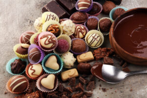 variety chocolate pralines, belgian confectionery gourmet chocolate