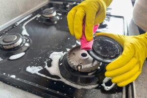 cleaning stove