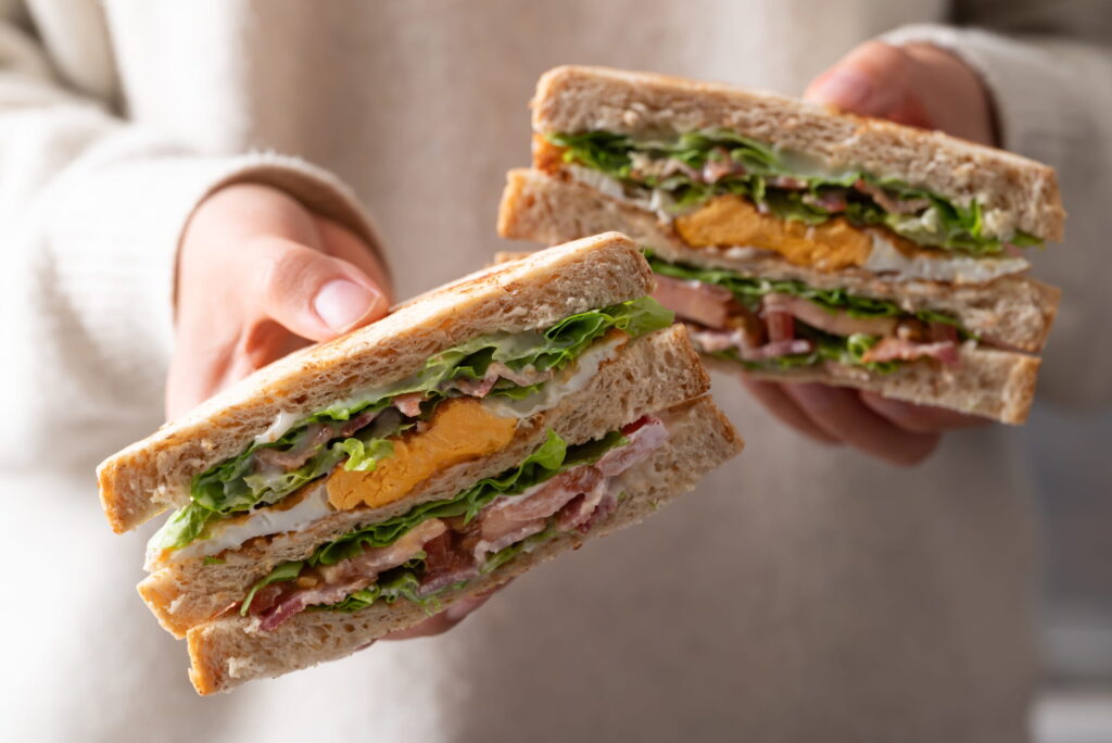 sandwiches with mayonnaise 